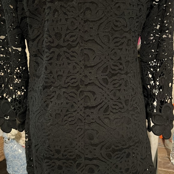 Black Alfani cocktail laced Dress size M - Picture 7 of 8